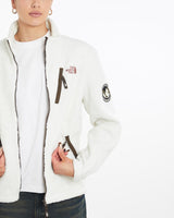 Vintage, The, North, Face, Fleece, Jacket, The Real Deal, size large, colour White, newtown, sydney, australia, thrift store, opshop, preloved, secondhand, sustainable, retro, antique, 70s, 80s, 90s, 2000s, 00s, fashion, clothing, streetwear, trendy, garment, style, boutique, store, shop, archive, sale, cheap, best, top, Jackets