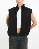 Vintage, Harley, Davidson, Fleece, Vest, The Real Deal, size large, colour Black, newtown, sydney, australia, thrift store, opshop, preloved, secondhand, sustainable, retro, antique, 70s, 80s, 90s, 2000s, 00s, fashion, clothing, streetwear, trendy, garment, style, boutique, store, shop, archive, sale, cheap, best, top, Jackets