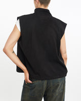 Vintage, Harley, Davidson, Fleece, Vest, The Real Deal, size large, colour Black, newtown, sydney, australia, thrift store, opshop, preloved, secondhand, sustainable, retro, antique, 70s, 80s, 90s, 2000s, 00s, fashion, clothing, streetwear, trendy, garment, style, boutique, store, shop, archive, sale, cheap, best, top, Jackets