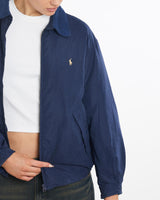 Vintage, 90s, Polo, Ralph, Lauren, Harrington, Jacket, The Real Deal, size large, colour Navy, newtown, sydney, australia, thrift store, opshop, preloved, secondhand, sustainable, retro, antique, 70s, 80s, 90s, 2000s, 00s, fashion, clothing, streetwear, trendy, garment, style, boutique, store, shop, archive, sale, cheap, best, top, Jackets