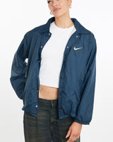 Vintage, 90s, Nike, Coaches, Jacket, The Real Deal, size large, colour Blue, newtown, sydney, australia, thrift store, opshop, preloved, secondhand, sustainable, retro, antique, 70s, 80s, 90s, 2000s, 00s, fashion, clothing, streetwear, trendy, garment, style, boutique, store, shop, archive, sale, cheap, best, top, Jackets