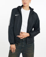 Vintage, Nike, Windbreaker, Jacket, The Real Deal, size medium, colour Black, newtown, sydney, australia, thrift store, opshop, preloved, secondhand, sustainable, retro, antique, 70s, 80s, 90s, 2000s, 00s, fashion, clothing, streetwear, trendy, garment, style, boutique, store, shop, archive, sale, cheap, best, top, Jackets