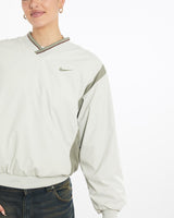 Vintage, Nike, Pullover, Jacket, The Real Deal, size medium, colour White, newtown, sydney, australia, thrift store, opshop, preloved, secondhand, sustainable, retro, antique, 70s, 80s, 90s, 2000s, 00s, fashion, clothing, streetwear, trendy, garment, style, boutique, store, shop, archive, sale, cheap, best, top, Jackets