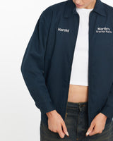 Vintage, Mechanic, Jacket, The Real Deal, size medium, colour Navy, newtown, sydney, australia, thrift store, opshop, preloved, secondhand, sustainable, retro, antique, 70s, 80s, 90s, 2000s, 00s, fashion, clothing, streetwear, trendy, garment, style, boutique, store, shop, archive, sale, cheap, best, top, Jackets