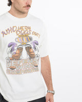 Vintage, 2001, NFL, Baltimore, Ravens, Tee, The Real Deal, size large, colour White, newtown, sydney, australia, thrift store, opshop, preloved, secondhand, sustainable, retro, antique, 70s, 80s, 90s, 2000s, 00s, fashion, clothing, streetwear, trendy, garment, style, boutique, store, shop, archive, sale, cheap, best, top, T-Shirts