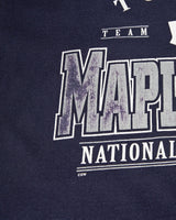 Vintage, 90s, NHL, Toronto, Maple, Leafs, Tee, The Real Deal, size large, colour Navy, newtown, sydney, australia, thrift store, opshop, preloved, secondhand, sustainable, retro, antique, 70s, 80s, 90s, 2000s, 00s, fashion, clothing, streetwear, trendy, garment, style, boutique, store, shop, archive, sale, cheap, best, top, T-Shirts