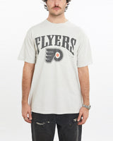 Vintage, 90s, NHL, Philadelphia, Flyers, Tee, The Real Deal, size large, colour Grey, newtown, sydney, australia, thrift store, opshop, preloved, secondhand, sustainable, retro, antique, 70s, 80s, 90s, 2000s, 00s, fashion, clothing, streetwear, trendy, garment, style, boutique, store, shop, archive, sale, cheap, best, top, T-Shirts