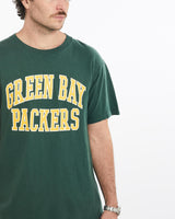 Vintage, NFL, Green, Bay, Packers, Tee, The Real Deal, size large, colour Green, newtown, sydney, australia, thrift store, opshop, preloved, secondhand, sustainable, retro, antique, 70s, 80s, 90s, 2000s, 00s, fashion, clothing, streetwear, trendy, garment, style, boutique, store, shop, archive, sale, cheap, best, top, T-Shirts