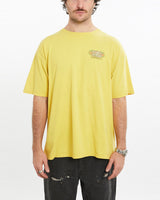 Vintage, 90s, Ron, Jon, Surf, Tee, The Real Deal, size large, colour Yellow, newtown, sydney, australia, thrift store, opshop, preloved, secondhand, sustainable, retro, antique, 70s, 80s, 90s, 2000s, 00s, fashion, clothing, streetwear, trendy, garment, style, boutique, store, shop, archive, sale, cheap, best, top, T-Shirts