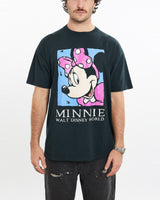 Vintage, 90s, Disney, Minnie, Mouse, Tee, The Real Deal, size large, colour Black, newtown, sydney, australia, thrift store, opshop, preloved, secondhand, sustainable, retro, antique, 70s, 80s, 90s, 2000s, 00s, fashion, clothing, streetwear, trendy, garment, style, boutique, store, shop, archive, sale, cheap, best, top, T-Shirts
