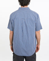 Vintage, Chaps, Ralph, Lauren, Short, Sleeve, Button, Up, Shirt, The Real Deal, size extra large, colour Blue, newtown, sydney, australia, thrift store, opshop, preloved, secondhand, sustainable, retro, antique, 70s, 80s, 90s, 2000s, 00s, fashion, clothing, streetwear, trendy, garment, style, boutique, store, shop, archive, sale, cheap, best, top, Shirts