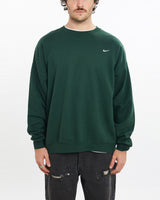 Vintage, 90s, Nike, Sweatshirt, The Real Deal, size extra large, colour Green, newtown, sydney, australia, thrift store, opshop, preloved, secondhand, sustainable, retro, antique, 70s, 80s, 90s, 2000s, 00s, fashion, clothing, streetwear, trendy, garment, style, boutique, store, shop, archive, sale, cheap, best, top, Sweats and hoodies