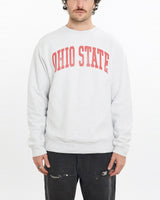 Vintage, 90s, Champion, Ohio, State, University, Sweatshirt, The Real Deal, size large, colour White, newtown, sydney, australia, thrift store, opshop, preloved, secondhand, sustainable, retro, antique, 70s, 80s, 90s, 2000s, 00s, fashion, clothing, streetwear, trendy, garment, style, boutique, store, shop, archive, sale, cheap, best, top, Sweats and hoodies