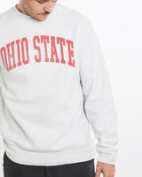 Vintage, 90s, Champion, Ohio, State, University, Sweatshirt, The Real Deal, size large, colour White, newtown, sydney, australia, thrift store, opshop, preloved, secondhand, sustainable, retro, antique, 70s, 80s, 90s, 2000s, 00s, fashion, clothing, streetwear, trendy, garment, style, boutique, store, shop, archive, sale, cheap, best, top, Sweats and hoodies