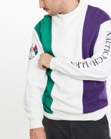 Vintage, 90s, Nautica, Mock, Neck, Sweatshirt, The Real Deal, size large, colour Multicolour, newtown, sydney, australia, thrift store, opshop, preloved, secondhand, sustainable, retro, antique, 70s, 80s, 90s, 2000s, 00s, fashion, clothing, streetwear, trendy, garment, style, boutique, store, shop, archive, sale, cheap, best, top, Sweats and hoodies