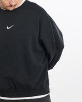 Vintage, 90s, Nike, Sweatshirt, The Real Deal, size large, colour Black, newtown, sydney, australia, thrift store, opshop, preloved, secondhand, sustainable, retro, antique, 70s, 80s, 90s, 2000s, 00s, fashion, clothing, streetwear, trendy, garment, style, boutique, store, shop, archive, sale, cheap, best, top, Sweats and hoodies