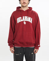 Vintage, Starter, NCAA, Oklahoma, Sooners, Hooded, Sweatshirt, The Real Deal, size extra large, colour Red, newtown, sydney, australia, thrift store, opshop, preloved, secondhand, sustainable, retro, antique, 70s, 80s, 90s, 2000s, 00s, fashion, clothing, streetwear, trendy, garment, style, boutique, store, shop, archive, sale, cheap, best, top, Sweats and hoodies
