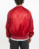 Vintage, 90s, Winston, Cup, Series, Satin, Bomber, Jacket, The Real Deal, size large, colour Red, newtown, sydney, australia, thrift store, opshop, preloved, secondhand, sustainable, retro, antique, 70s, 80s, 90s, 2000s, 00s, fashion, clothing, streetwear, trendy, garment, style, boutique, store, shop, archive, sale, cheap, best, top, Jackets