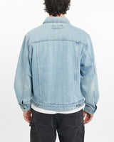 Vintage, Wrangler, Denim, Jacket, The Real Deal, size large, colour Blue, newtown, sydney, australia, thrift store, opshop, preloved, secondhand, sustainable, retro, antique, 70s, 80s, 90s, 2000s, 00s, fashion, clothing, streetwear, trendy, garment, style, boutique, store, shop, archive, sale, cheap, best, top, Jackets