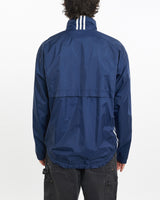 Vintage, 90s, Adidas, Windbreaker, Jacket, The Real Deal, size large, colour Navy, newtown, sydney, australia, thrift store, opshop, preloved, secondhand, sustainable, retro, antique, 70s, 80s, 90s, 2000s, 00s, fashion, clothing, streetwear, trendy, garment, style, boutique, store, shop, archive, sale, cheap, best, top, Jackets