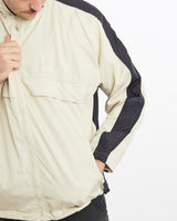 Vintage, 90s, Umbro, Windbreaker, Jacket, The Real Deal, size large, colour Beige, newtown, sydney, australia, thrift store, opshop, preloved, secondhand, sustainable, retro, antique, 70s, 80s, 90s, 2000s, 00s, fashion, clothing, streetwear, trendy, garment, style, boutique, store, shop, archive, sale, cheap, best, top, Jackets