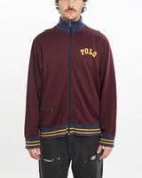 Vintage, 90s, Polo, Ralph, Lauren, Full, Zip, Sweatshirt, The Real Deal, size large, colour Burgundy, newtown, sydney, australia, thrift store, opshop, preloved, secondhand, sustainable, retro, antique, 70s, 80s, 90s, 2000s, 00s, fashion, clothing, streetwear, trendy, garment, style, boutique, store, shop, archive, sale, cheap, best, top, Sweats and hoodies