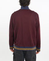Vintage, 90s, Polo, Ralph, Lauren, Full, Zip, Sweatshirt, The Real Deal, size large, colour Burgundy, newtown, sydney, australia, thrift store, opshop, preloved, secondhand, sustainable, retro, antique, 70s, 80s, 90s, 2000s, 00s, fashion, clothing, streetwear, trendy, garment, style, boutique, store, shop, archive, sale, cheap, best, top, Sweats and hoodies