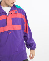 Vintage, 90s, Nike, Pullover, Jacket, The Real Deal, size large, colour Purple, newtown, sydney, australia, thrift store, opshop, preloved, secondhand, sustainable, retro, antique, 70s, 80s, 90s, 2000s, 00s, fashion, clothing, streetwear, trendy, garment, style, boutique, store, shop, archive, sale, cheap, best, top, Jackets