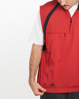 Vintage, Adidas, Golf, Vest, The Real Deal, size large, colour Red, newtown, sydney, australia, thrift store, opshop, preloved, secondhand, sustainable, retro, antique, 70s, 80s, 90s, 2000s, 00s, fashion, clothing, streetwear, trendy, garment, style, boutique, store, shop, archive, sale, cheap, best, top, Jackets