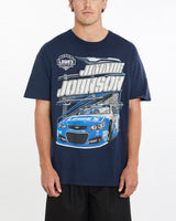 Vintage, NASCAR, Jimmie, Johnson, Racing, Tee, The Real Deal, size extra large, colour Navy, newtown, sydney, australia, thrift store, opshop, preloved, secondhand, sustainable, retro, antique, 70s, 80s, 90s, 2000s, 00s, fashion, clothing, streetwear, trendy, garment, style, boutique, store, shop, archive, sale, cheap, best, top, T-Shirts