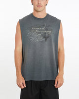 Vintage, Harley, Davidson, Tank, The Real Deal, size extra large, colour Grey, newtown, sydney, australia, thrift store, opshop, preloved, secondhand, sustainable, retro, antique, 70s, 80s, 90s, 2000s, 00s, fashion, clothing, streetwear, trendy, garment, style, boutique, store, shop, archive, sale, cheap, best, top, T-Shirts