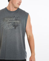 Vintage, Harley, Davidson, Tank, The Real Deal, size extra large, colour Grey, newtown, sydney, australia, thrift store, opshop, preloved, secondhand, sustainable, retro, antique, 70s, 80s, 90s, 2000s, 00s, fashion, clothing, streetwear, trendy, garment, style, boutique, store, shop, archive, sale, cheap, best, top, T-Shirts