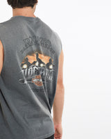 Vintage, Harley, Davidson, Tank, The Real Deal, size extra large, colour Grey, newtown, sydney, australia, thrift store, opshop, preloved, secondhand, sustainable, retro, antique, 70s, 80s, 90s, 2000s, 00s, fashion, clothing, streetwear, trendy, garment, style, boutique, store, shop, archive, sale, cheap, best, top, T-Shirts