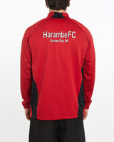 Vintage, Adidas, Harambe, FC, Track, Jacket, The Real Deal, size extra large, colour Red, newtown, sydney, australia, thrift store, opshop, preloved, secondhand, sustainable, retro, antique, 70s, 80s, 90s, 2000s, 00s, fashion, clothing, streetwear, trendy, garment, style, boutique, store, shop, archive, sale, cheap, best, top, Jackets