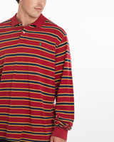 Vintage, 90s, Polo, Ralph, Lauren, Long, Sleeve, Polo, Shirt, The Real Deal, size double extra large, colour Red, newtown, sydney, australia, thrift store, opshop, preloved, secondhand, sustainable, retro, antique, 70s, 80s, 90s, 2000s, 00s, fashion, clothing, streetwear, trendy, garment, style, boutique, store, shop, archive, sale, cheap, best, top, Shirts