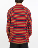 Vintage, 90s, Polo, Ralph, Lauren, Long, Sleeve, Polo, Shirt, The Real Deal, size double extra large, colour Red, newtown, sydney, australia, thrift store, opshop, preloved, secondhand, sustainable, retro, antique, 70s, 80s, 90s, 2000s, 00s, fashion, clothing, streetwear, trendy, garment, style, boutique, store, shop, archive, sale, cheap, best, top, Shirts
