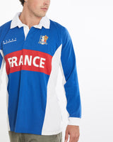 Vintage, Rugby, World, Championship, France, Rugby, Shirt, The Real Deal, size extra large, colour Blue, newtown, sydney, australia, thrift store, opshop, preloved, secondhand, sustainable, retro, antique, 70s, 80s, 90s, 2000s, 00s, fashion, clothing, streetwear, trendy, garment, style, boutique, store, shop, archive, sale, cheap, best, top, Shirts