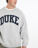 Vintage, 90s, Duke, University, Stores, Sweatshirt, The Real Deal, size extra large, colour Grey, newtown, sydney, australia, thrift store, opshop, preloved, secondhand, sustainable, retro, antique, 70s, 80s, 90s, 2000s, 00s, fashion, clothing, streetwear, trendy, garment, style, boutique, store, shop, archive, sale, cheap, best, top, Sweats and hoodies