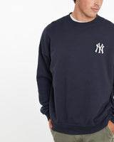 Vintage, MLB, New, York, Yankees, Sweatshirt, The Real Deal, size extra large, colour Navy, newtown, sydney, australia, thrift store, opshop, preloved, secondhand, sustainable, retro, antique, 70s, 80s, 90s, 2000s, 00s, fashion, clothing, streetwear, trendy, garment, style, boutique, store, shop, archive, sale, cheap, best, top, Sweats and hoodies