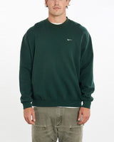 Vintage, 90s, Nike, Sweatshirt, The Real Deal, size extra large, colour Green, newtown, sydney, australia, thrift store, opshop, preloved, secondhand, sustainable, retro, antique, 70s, 80s, 90s, 2000s, 00s, fashion, clothing, streetwear, trendy, garment, style, boutique, store, shop, archive, sale, cheap, best, top, Sweats and hoodies