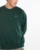 Vintage, 90s, Nike, Sweatshirt, The Real Deal, size extra large, colour Green, newtown, sydney, australia, thrift store, opshop, preloved, secondhand, sustainable, retro, antique, 70s, 80s, 90s, 2000s, 00s, fashion, clothing, streetwear, trendy, garment, style, boutique, store, shop, archive, sale, cheap, best, top, Sweats and hoodies