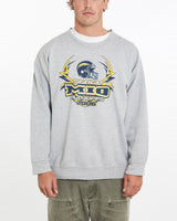 Vintage, NFL, San, Diego, Chargers, Sweatshirt, The Real Deal, size extra large, colour Grey, newtown, sydney, australia, thrift store, opshop, preloved, secondhand, sustainable, retro, antique, 70s, 80s, 90s, 2000s, 00s, fashion, clothing, streetwear, trendy, garment, style, boutique, store, shop, archive, sale, cheap, best, top, Sweats and hoodies