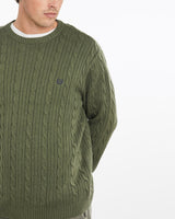 Vintage, Chaps, Ralph, Lauren, Cable, Knit, Sweater, The Real Deal, size extra large, colour Green, newtown, sydney, australia, thrift store, opshop, preloved, secondhand, sustainable, retro, antique, 70s, 80s, 90s, 2000s, 00s, fashion, clothing, streetwear, trendy, garment, style, boutique, store, shop, archive, sale, cheap, best, top, Sweats and hoodies