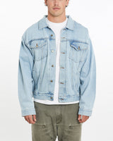 Vintage, Wrangler, Denim, Jacket, The Real Deal, size extra large, colour Blue, newtown, sydney, australia, thrift store, opshop, preloved, secondhand, sustainable, retro, antique, 70s, 80s, 90s, 2000s, 00s, fashion, clothing, streetwear, trendy, garment, style, boutique, store, shop, archive, sale, cheap, best, top, Jackets