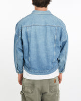 Vintage, Wrangler, Denim, Jacket, The Real Deal, size extra large, colour Blue, newtown, sydney, australia, thrift store, opshop, preloved, secondhand, sustainable, retro, antique, 70s, 80s, 90s, 2000s, 00s, fashion, clothing, streetwear, trendy, garment, style, boutique, store, shop, archive, sale, cheap, best, top, Jackets
