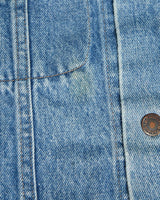Vintage, Wrangler, Denim, Jacket, The Real Deal, size extra large, colour Blue, newtown, sydney, australia, thrift store, opshop, preloved, secondhand, sustainable, retro, antique, 70s, 80s, 90s, 2000s, 00s, fashion, clothing, streetwear, trendy, garment, style, boutique, store, shop, archive, sale, cheap, best, top, Jackets