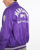 Vintage, Hanshin, University, Coaches, Jacket, The Real Deal, size extra large, colour Purple, newtown, sydney, australia, thrift store, opshop, preloved, secondhand, sustainable, retro, antique, 70s, 80s, 90s, 2000s, 00s, fashion, clothing, streetwear, trendy, garment, style, boutique, store, shop, archive, sale, cheap, best, top, Jackets