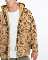 Vintage, 60s, L.L., Bean, Duck, Camouflage, Jacket, The Real Deal, size extra large, colour Camouflage, newtown, sydney, australia, thrift store, opshop, preloved, secondhand, sustainable, retro, antique, 70s, 80s, 90s, 2000s, 00s, fashion, clothing, streetwear, trendy, garment, style, boutique, store, shop, archive, sale, cheap, best, top, Jackets