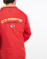 Vintage, NFL, Kansas, City, Chiefs, Jacket, The Real Deal, size extra large, colour Red, newtown, sydney, australia, thrift store, opshop, preloved, secondhand, sustainable, retro, antique, 70s, 80s, 90s, 2000s, 00s, fashion, clothing, streetwear, trendy, garment, style, boutique, store, shop, archive, sale, cheap, best, top, Jackets