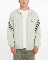 Vintage, Adidas, Jacket, The Real Deal, size extra large, colour Beige, newtown, sydney, australia, thrift store, opshop, preloved, secondhand, sustainable, retro, antique, 70s, 80s, 90s, 2000s, 00s, fashion, clothing, streetwear, trendy, garment, style, boutique, store, shop, archive, sale, cheap, best, top, Jackets